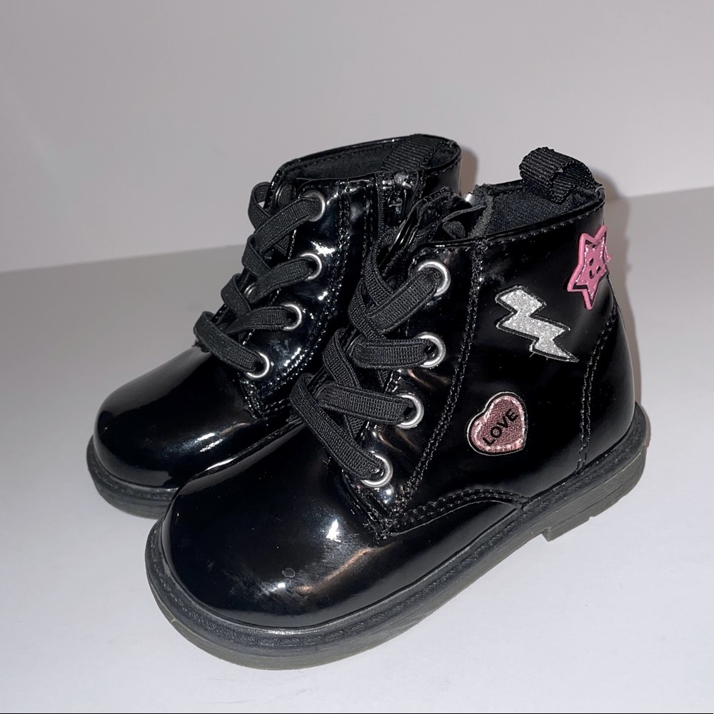 Harper Canyon Girls’ Black Booties